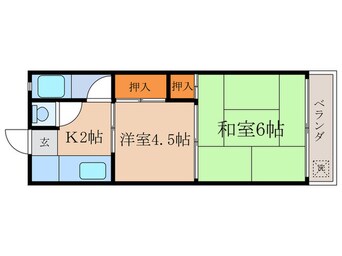 間取図 科塚マンション