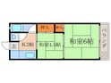 科塚マンションの間取図
