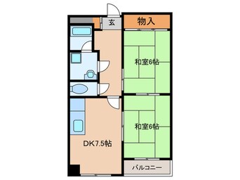 間取図 ファミ－ルカシマ