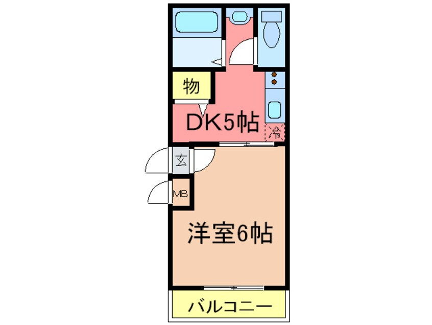 間取図 スト－ク上沢