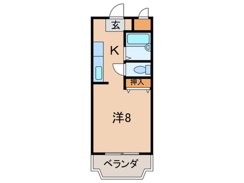 間取図 ハイツアルペン神田