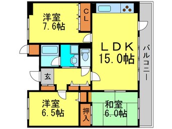 間取図 緑丘マンション