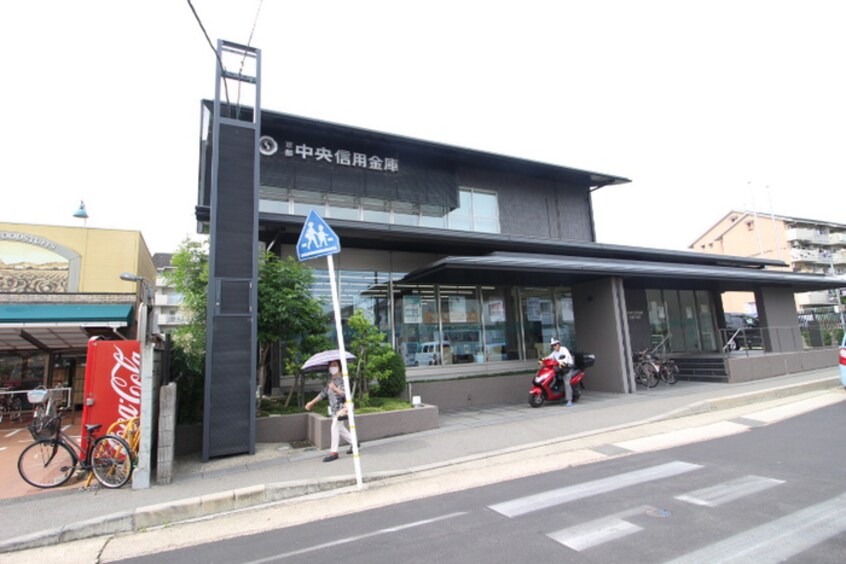 京都中央信用金庫(銀行)まで160m ハウスマキ