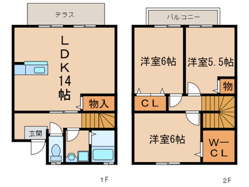 間取図 サントネ－ルロジ－