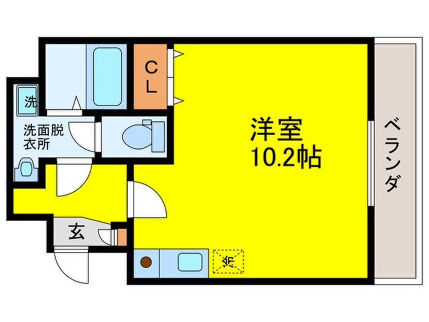 間取図 デュレアンジュ