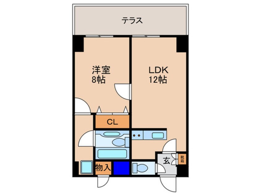 間取図 ﾙﾐｴｰﾙ間宮