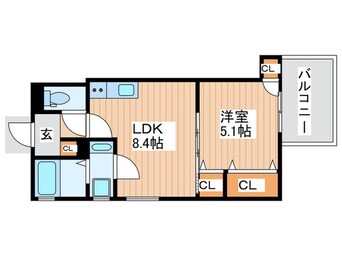 間取図 セレニティ池田B棟