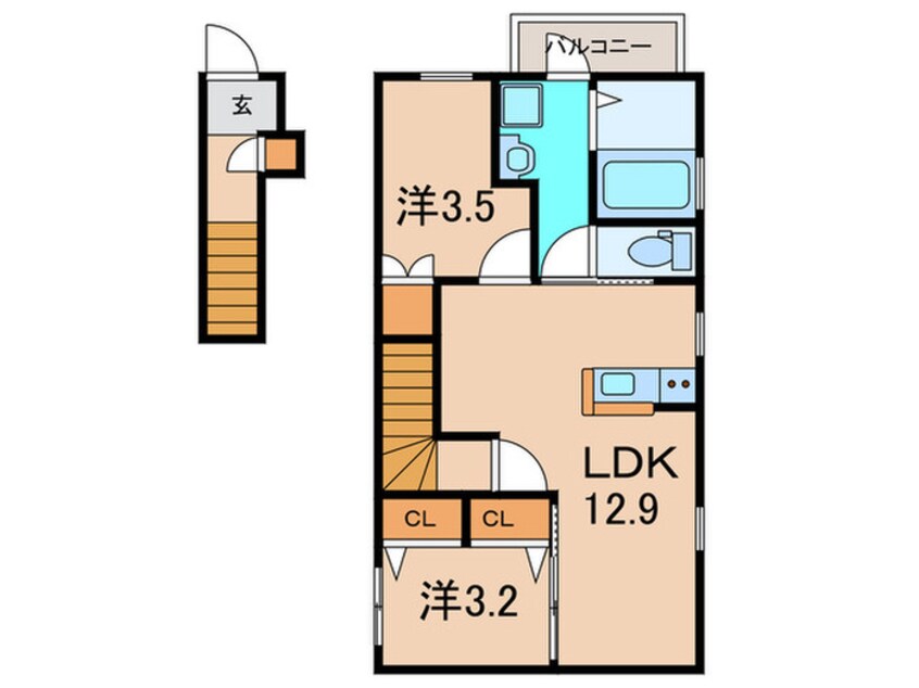 間取図 メゾン東二見