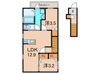 間取図 メゾン東二見