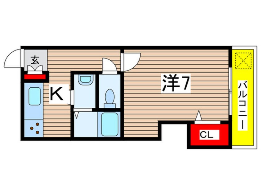 間取図 ル・ビュール21