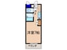 WEST　PALACE 1Kの間取り