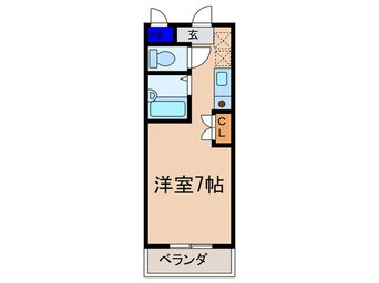 間取図 WEST　PALACE