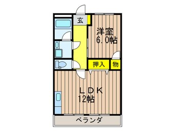 間取図 サンコ－ポ赤井