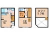 SQUARE HOUSEⅡ 1LDKの間取り