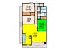 サンフル宝塚シティブレス(1107) 3LDKの間取り