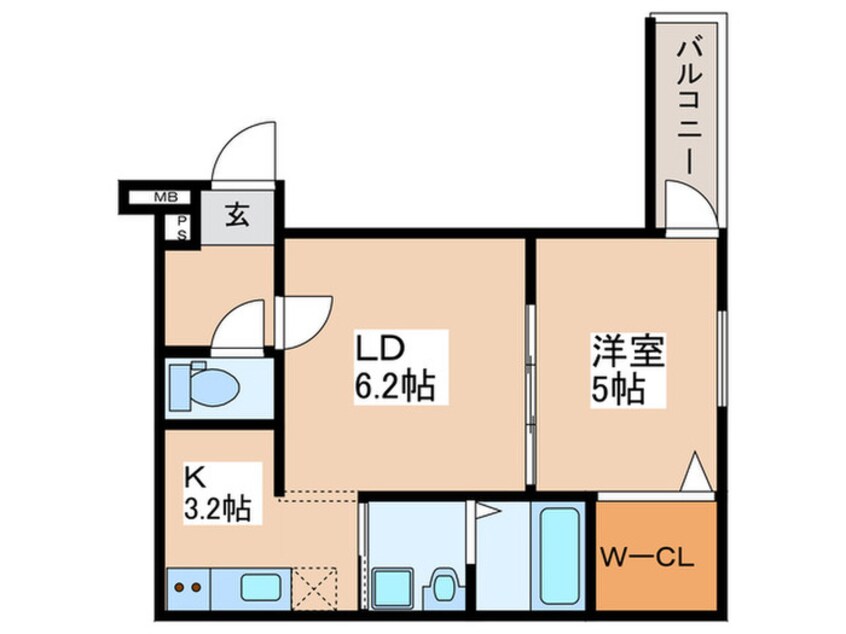 間取図 フジパレスあびこＥＡＳＴ