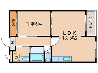 間取図 シェモア稲葉台