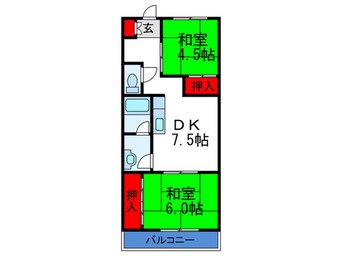 間取図 ハイツ寺庄