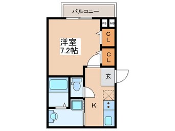 間取図 フジパレスあびこＷＥＳＴ