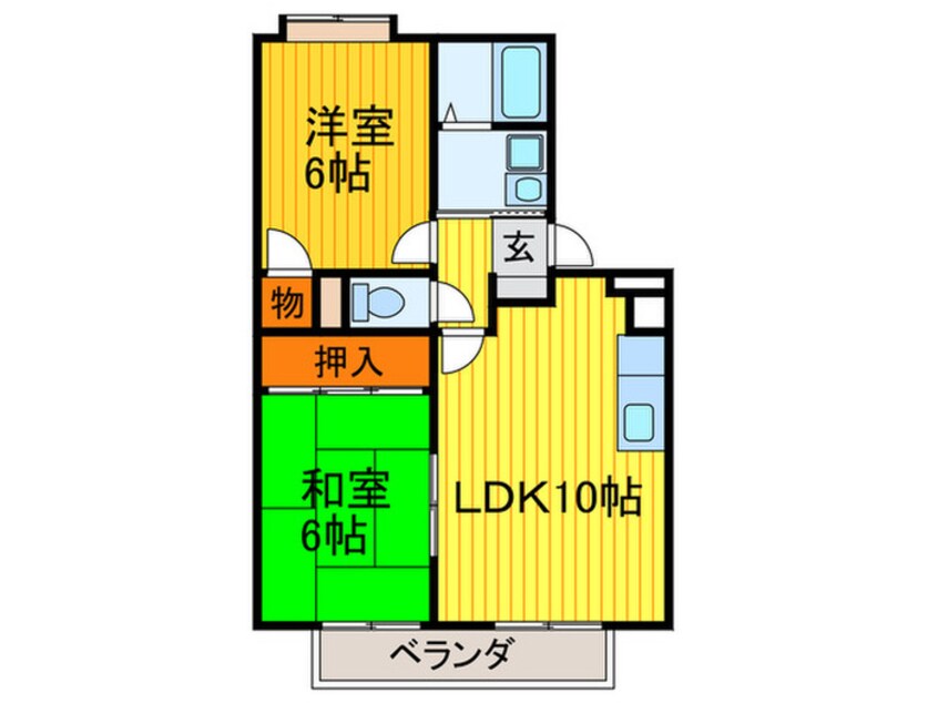 間取図 アヴィタンテ加納Ｂ棟