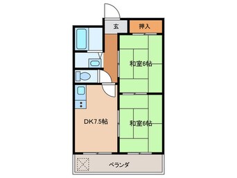 間取図 ハイツ菊水