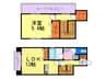 ベラジオ烏丸東(601) 1LDKの間取り
