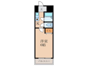 間取図 ローズコーポ阪神尼崎
