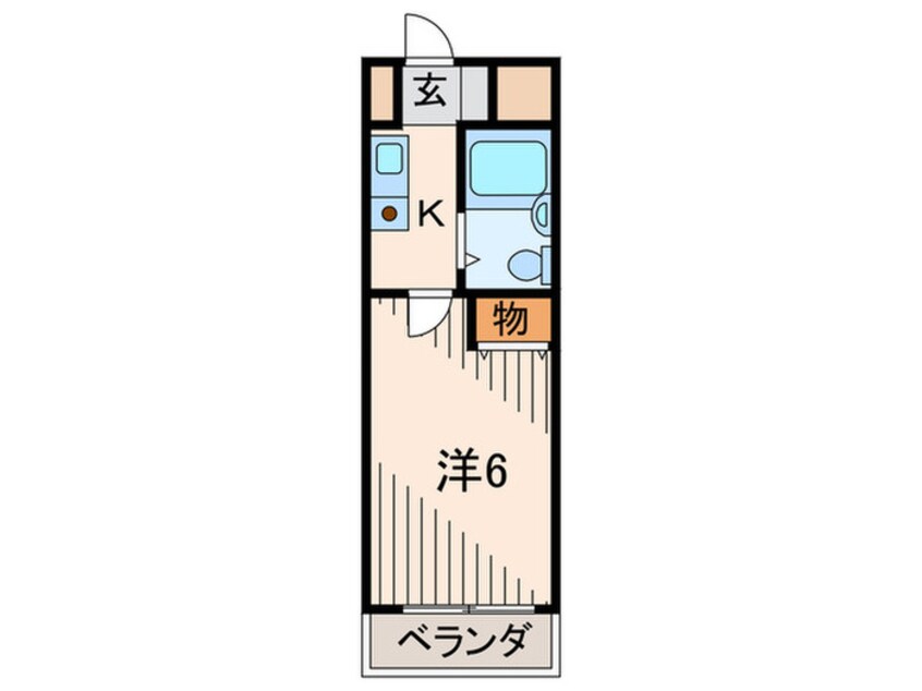 間取図 ローズコーポ阪神尼崎