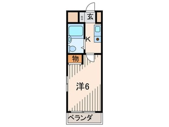 間取図 ローズコーポ阪神尼崎