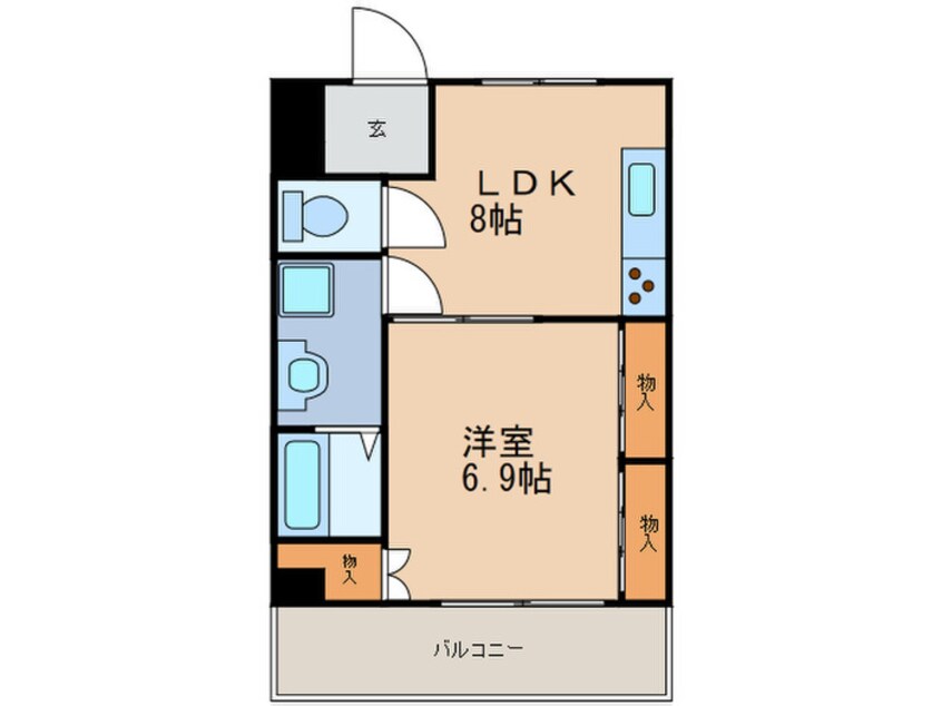 間取図 ネオンビル