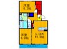 グラシアスⅡ 2LDKの間取り