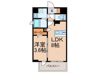 間取図 ワールドアイ大阪城EASTⅢ(501)