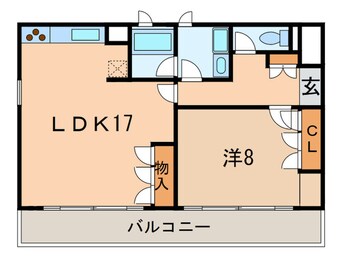 間取図 ｼｪｲﾅﾎﾞｰﾈﾝ芦屋