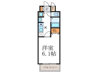 間取図 アクロス京都西大路(1002)