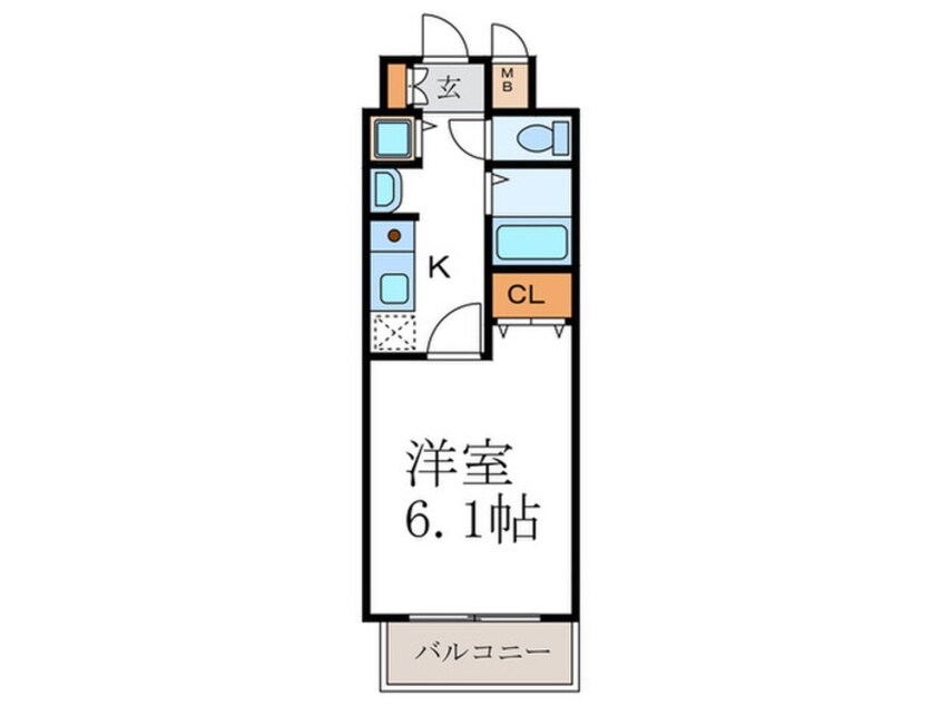 間取図 アクロス京都西大路(1002)