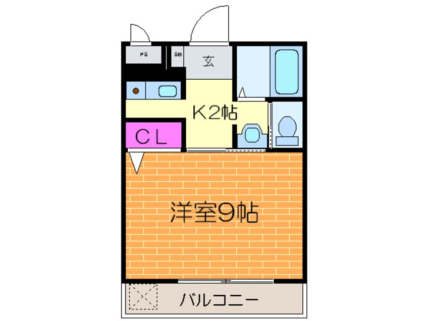 間取図 キンキ宝ハイツ