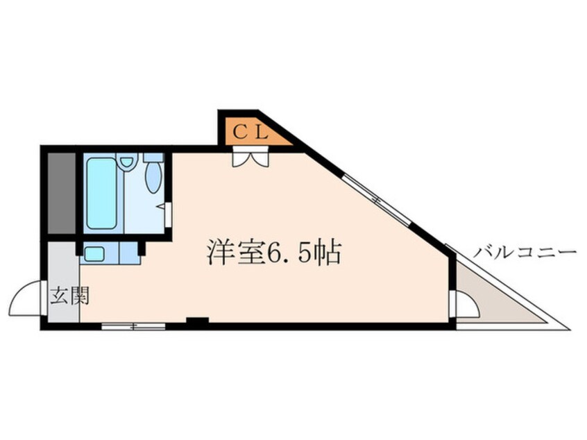 間取図 ＡＭＡ長洲ビル