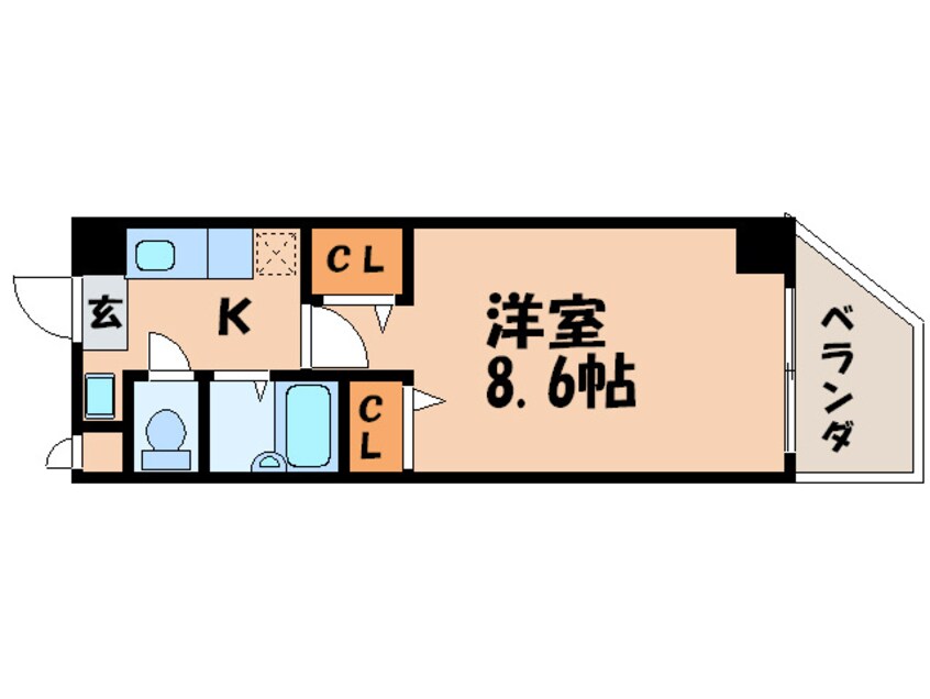 間取図 プラネシア星の子京都駅前