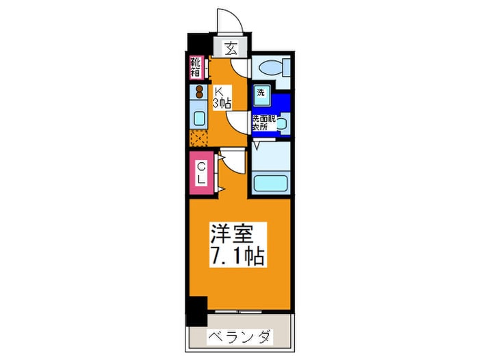 間取り図 シェモア藤井寺駅前
