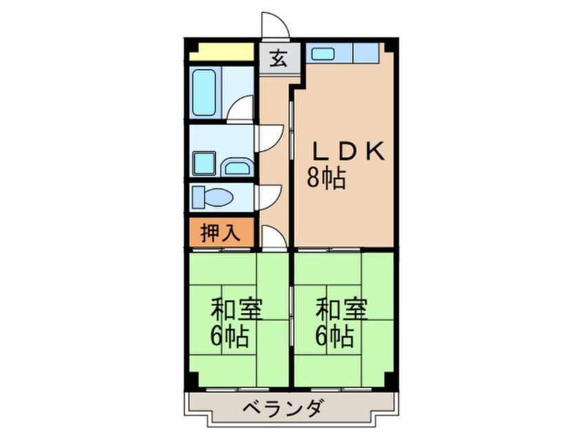 間取図 グランドールさかた