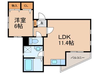 間取図 クレールハウス