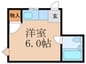 ハイツＫＯＴＯＢＵＫＩ 1Rの間取り