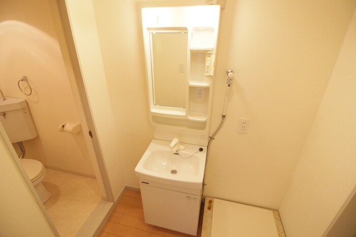 洗面 緑地マンション