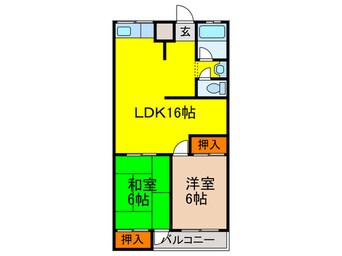 間取図 第2富士マンション