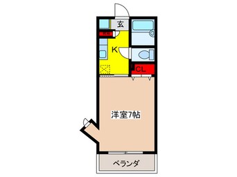 間取図 パセオグリ－ンヒルズ