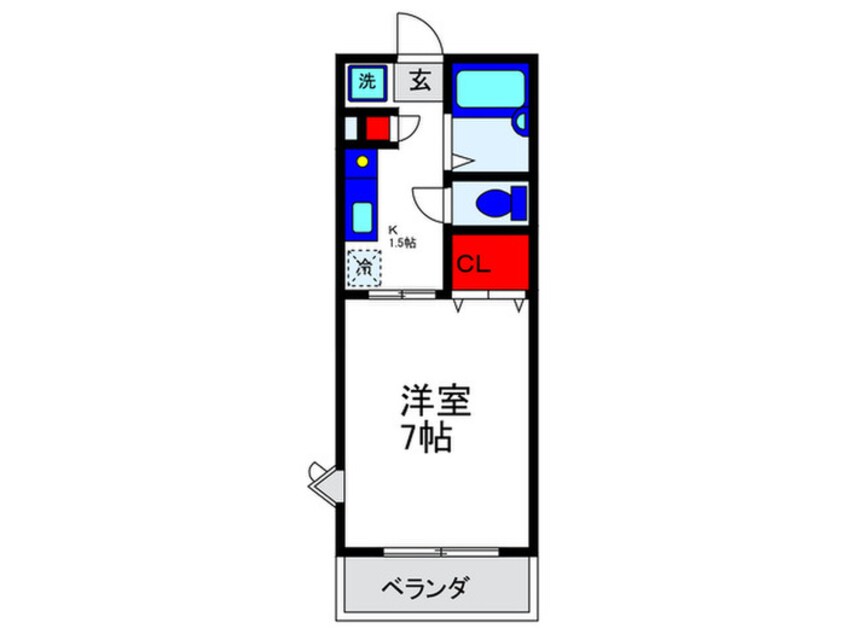 間取図 パセオグリ－ンヒルズ