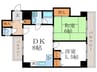 ﾗｲｵﾝｽﾞﾏﾝｼｮﾝ鴨川北（604） 2DKの間取り