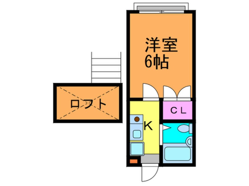 間取図 Ｆ・グレース住道