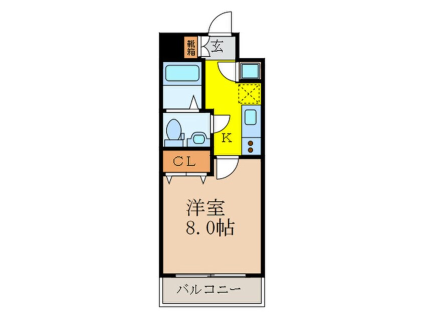 間取図 ラナップスクエア新大阪(603)