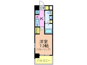 間取図 ｴｽﾃﾑﾌﾟﾗｻﾞ神戸水木通ｸﾞﾗﾝｸﾛｽ(508